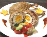 骨つき肉!スコッチエッグ作り方17写真