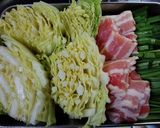 白菜と豚肉の豆板醤煮込み鍋♡作り方1写真
