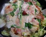 白菜と豚肉の豆板醤煮込み鍋♡作り方3写真