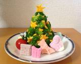 簡単！ポテトサラダでクリスマスツリー♪作り方6写真