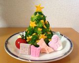 簡単！ポテトサラダでクリスマスツリー♪作り方6写真