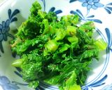 わさび菜のおかかあえ作り方5写真
