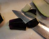 豚バラ肉と茄子の白味噌炒め作り方3写真