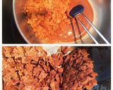 チョコケーキのアクセントに♪サクサク作り方1写真