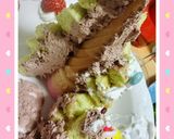小松菜➕人参→スポンジcakeで♥ツリー作り方14写真