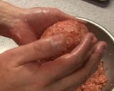 クリスマスに半熟玉子入りのハンバーグ♪作り方6写真