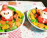 サンタさんのリースサラダ♡作り方7写真