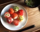 お祝いやパーティに♬可愛い手まり寿司作り方10写真