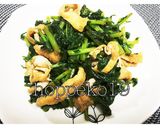 大根葉と油揚げの炒め物作り方7写真
