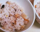 豚三枚肉の角煮十穀米添えカフェ風どんぶり作り方7写真