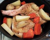 ローストチキン（ガスダッチオーブン）作り方3写真