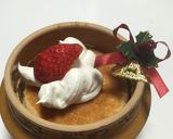 釜めしの釜で1人分のプリンケーキ作り方11写真