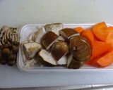 根菜の煮物　れんこん、ゴボウ、にんじん作り方3写真