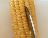 とうもろこし♪簡単綺麗に粒をとる方法作り方1写真