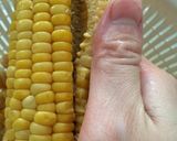 とうもろこし♪簡単綺麗に粒をとる方法作り方3写真