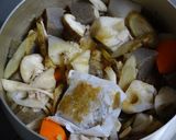 根菜の煮物　れんこん、ゴボウ、にんじん作り方7写真
