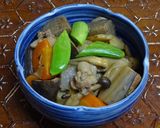 根菜の煮物　れんこん、ゴボウ、にんじん作り方12写真