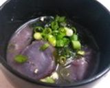 ほっこり温まる♡さつま芋とわかめの味噌汁作り方7写真