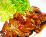 鶏ももで♡ガーリック照り焼きチキン♡作り方7写真