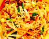 もやしと葉野菜と鰹節のポン酢和え作り方7写真