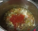 ニンニクスープの翌日は、トマトスープで☆作り方1写真