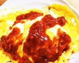 超簡単・ミートソースdeオムライス作り方6写真