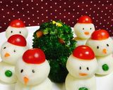 マッシュポテトのスノーマン作り方6写真