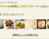 誕生日＊お祝い＊HM卵無しスポンジケーキ作り方26写真