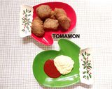 クリスマスとまモンペッパーチキンから揚げ作り方8写真