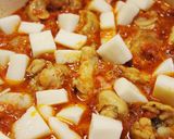 鶏肉とお餅で洋風トマトソース煮込み作り方9写真