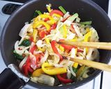 バーニャカウダ風味の野菜たっぷりパスタ作り方2写真
