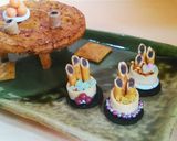 お菓子で！門松作り方5写真