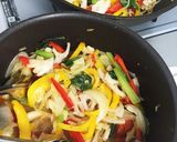 バーニャカウダ風味の野菜たっぷりパスタ作り方9写真