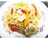 バーニャカウダ風味の野菜たっぷりパスタ作り方11写真
