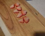 ヨーグルトアート・苺ケーキ風作り方3写真