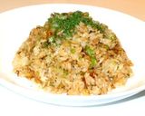 簡単！残りご飯チャーハン♪具なしパラパラ作り方8写真