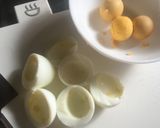 ゆで卵のディップ☆作り方1写真