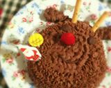 トナカイのベリー＆チョコクリスマスケーキ作り方21写真