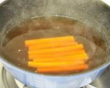 豆苗とにんじんの八幡巻き風作り方4写真