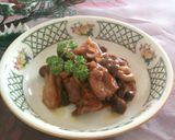 鶏モモ肉と茸の赤ワイン仕立て作り方7写真