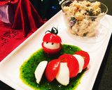 スノーマン&クリスマスツリーの前菜盛合せ作り方9写真
