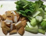 さつま揚げと青梗菜炒め作り方1写真
