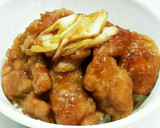 簡単❤豚のしょうが焼き丼♪温泉卵のせ作り方9写真