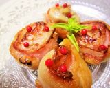 美味♡豚薄切り肉とベーコンのクルクル巻き作り方6写真