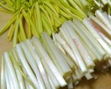 黄ニラの卵入り肉炒め作り方1写真