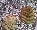 鮭とポテトの焦がしバター醤油丼作り方3写真