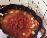 【ストウブ】鶏もも肉のトマト煮込み作り方5写真