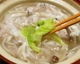 豚バラ塩麹きのこ汁deレタスしゃぶしゃぶ作り方7写真