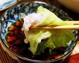 豚バラ塩麹きのこ汁deレタスしゃぶしゃぶ作り方9写真