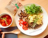 お洒落な朝カフェ風スクランブルエッグ作り方6写真